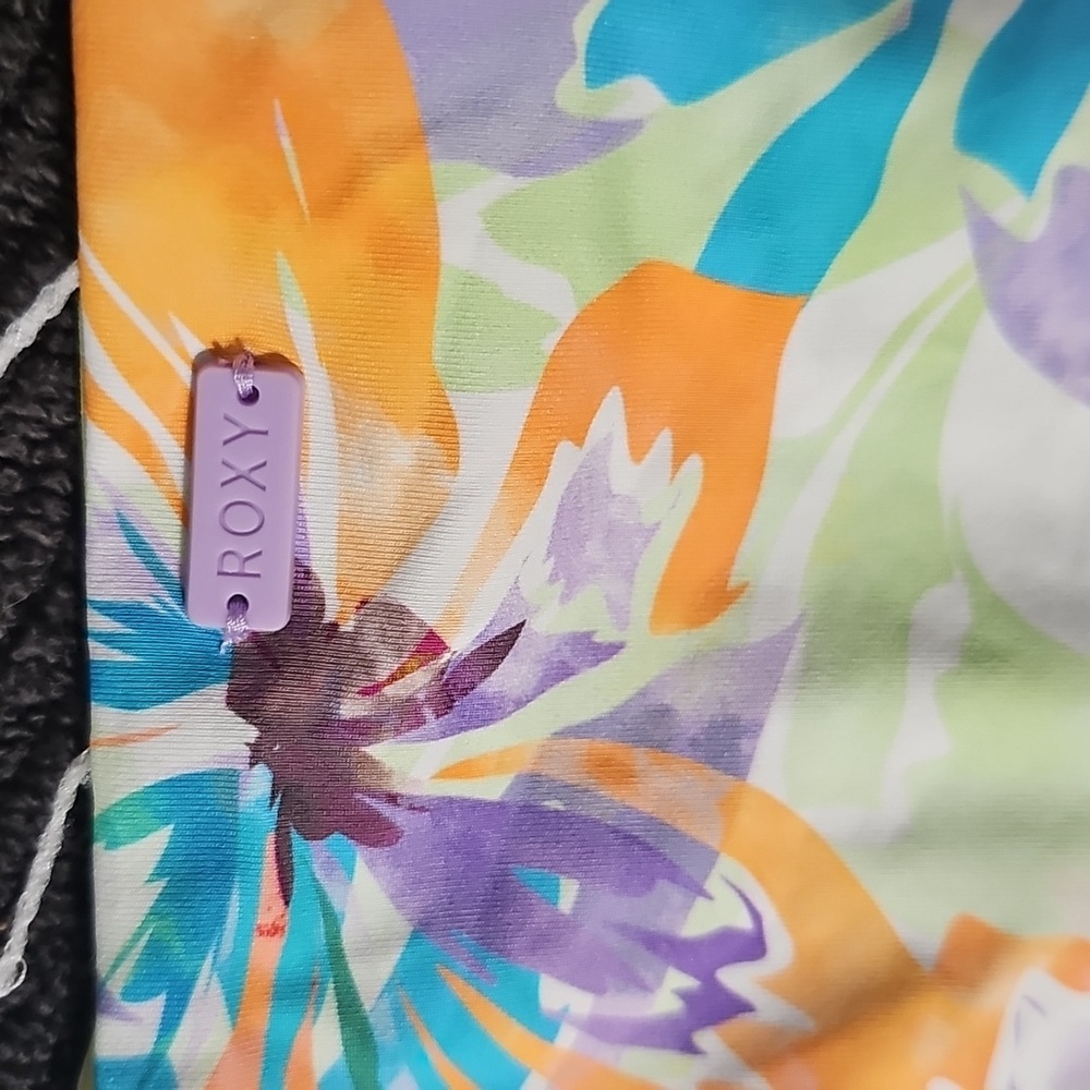 Roxy Multicolor Floral Bikini Set - Picture 4 of 10
